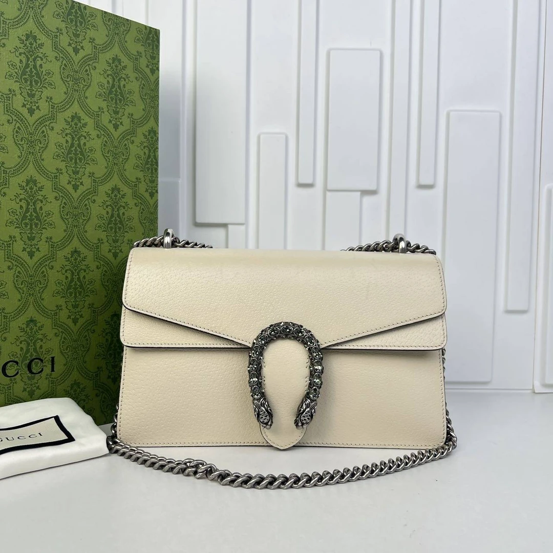 95新 GUCCI/古驰 思斯专属 古驰白色26酒神THCI2449