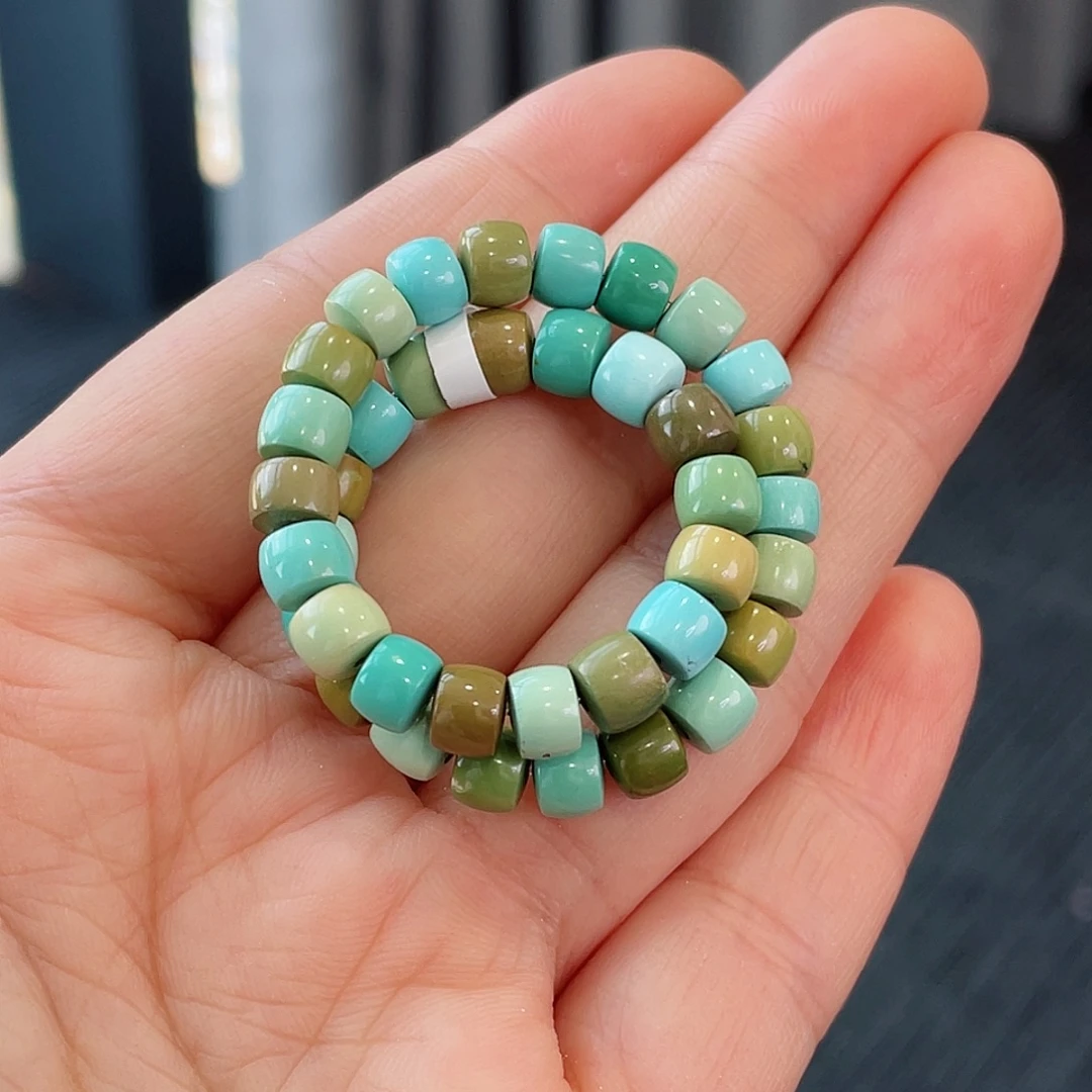 未镶嵌绿松石珠宝半成品