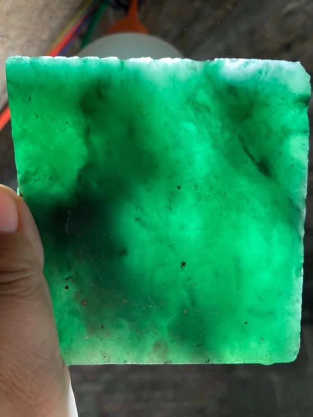 定制天然非洲翠手镯