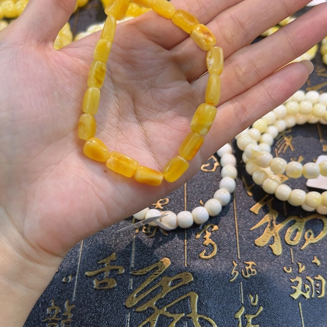 琥珀未镶嵌手链6.0g