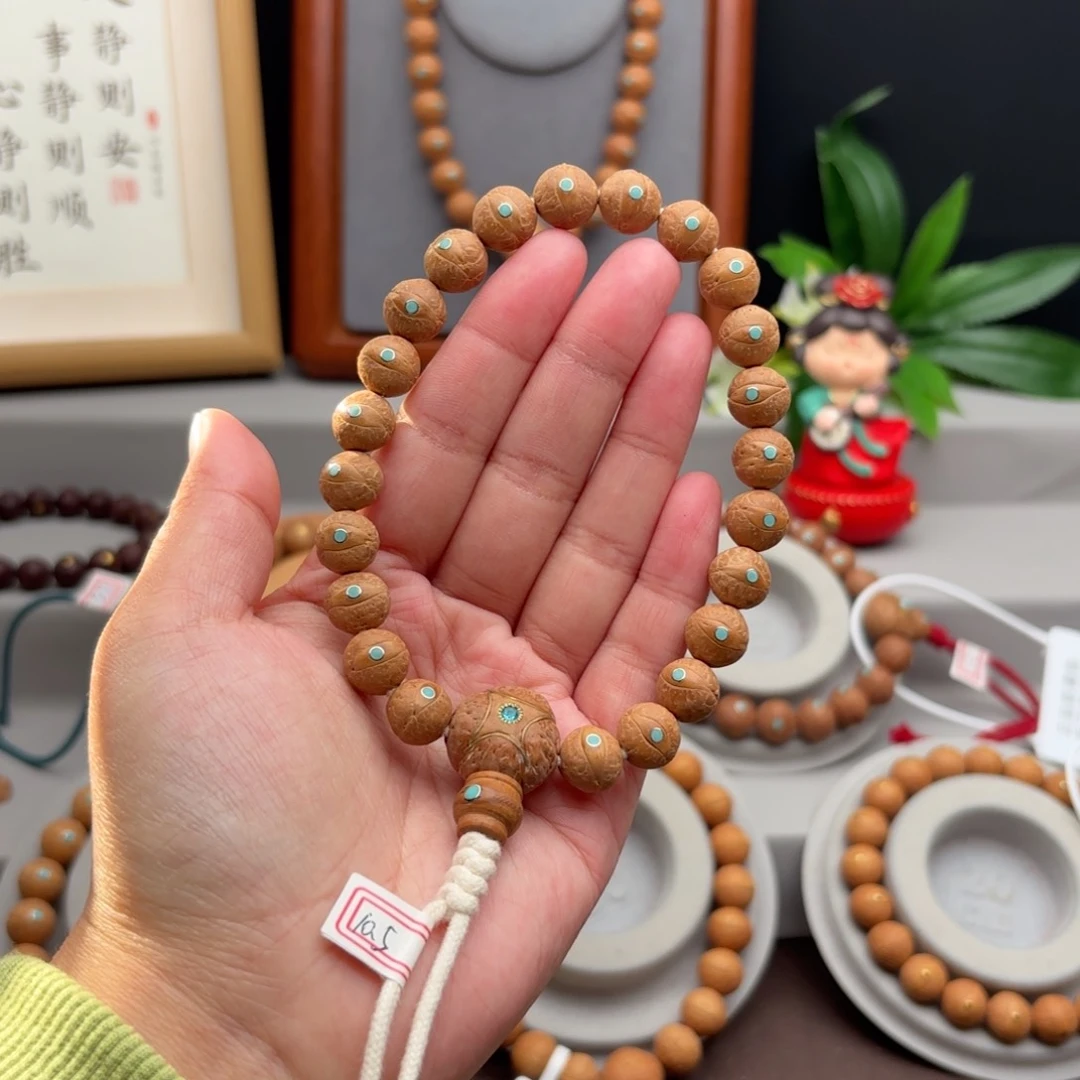 手串凤眼菩提10.5左右镶嵌手串