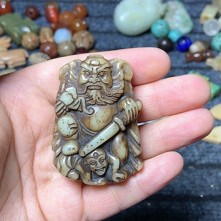 和田玉未镶嵌颈饰46