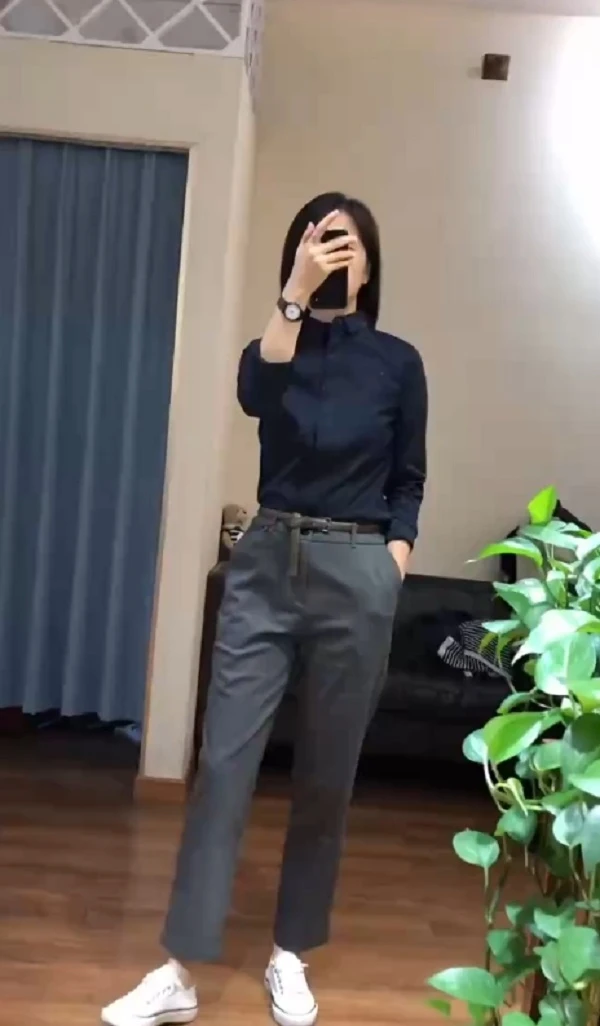 【女人空间生活馆】欧货品牌版裤经典洋气百搭西裤九分裤NRKJ109