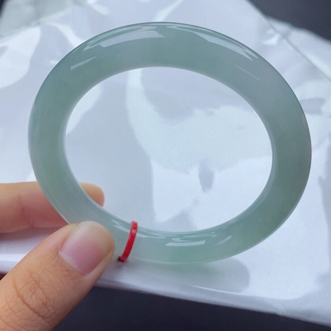 翡翠未镶嵌手镯（圆镯）5354圈