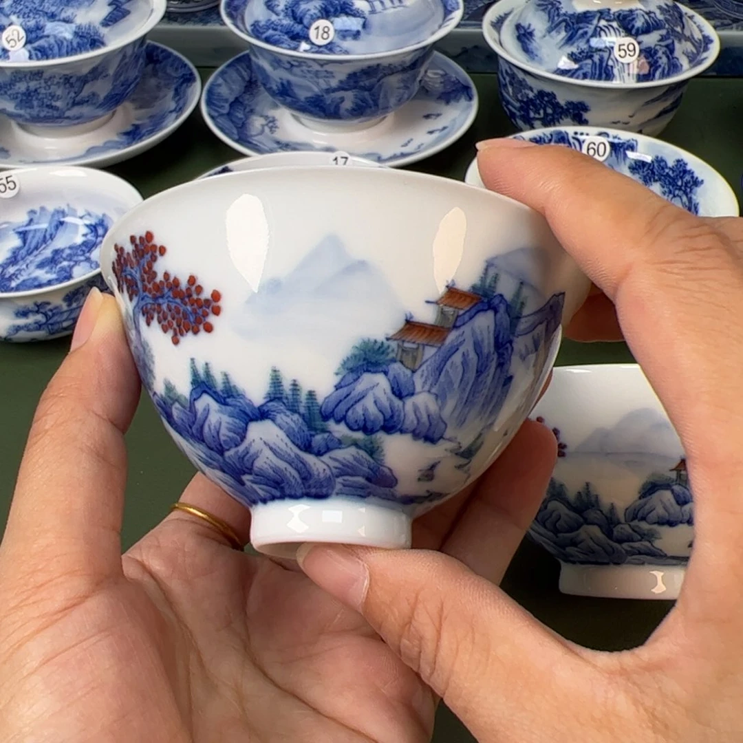 木木景德镇纯手工纯手绘茶具69