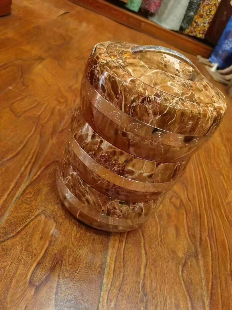 加厚全实心实木诱蜂木桶中蜂箱土养圆格子蜂箱