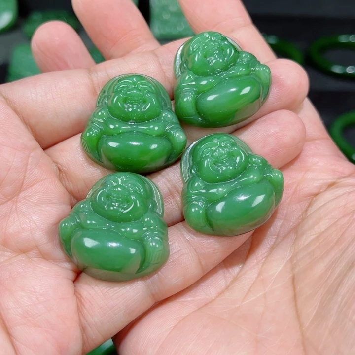 和田玉（碧玉）未镶嵌颈饰多样发发一件