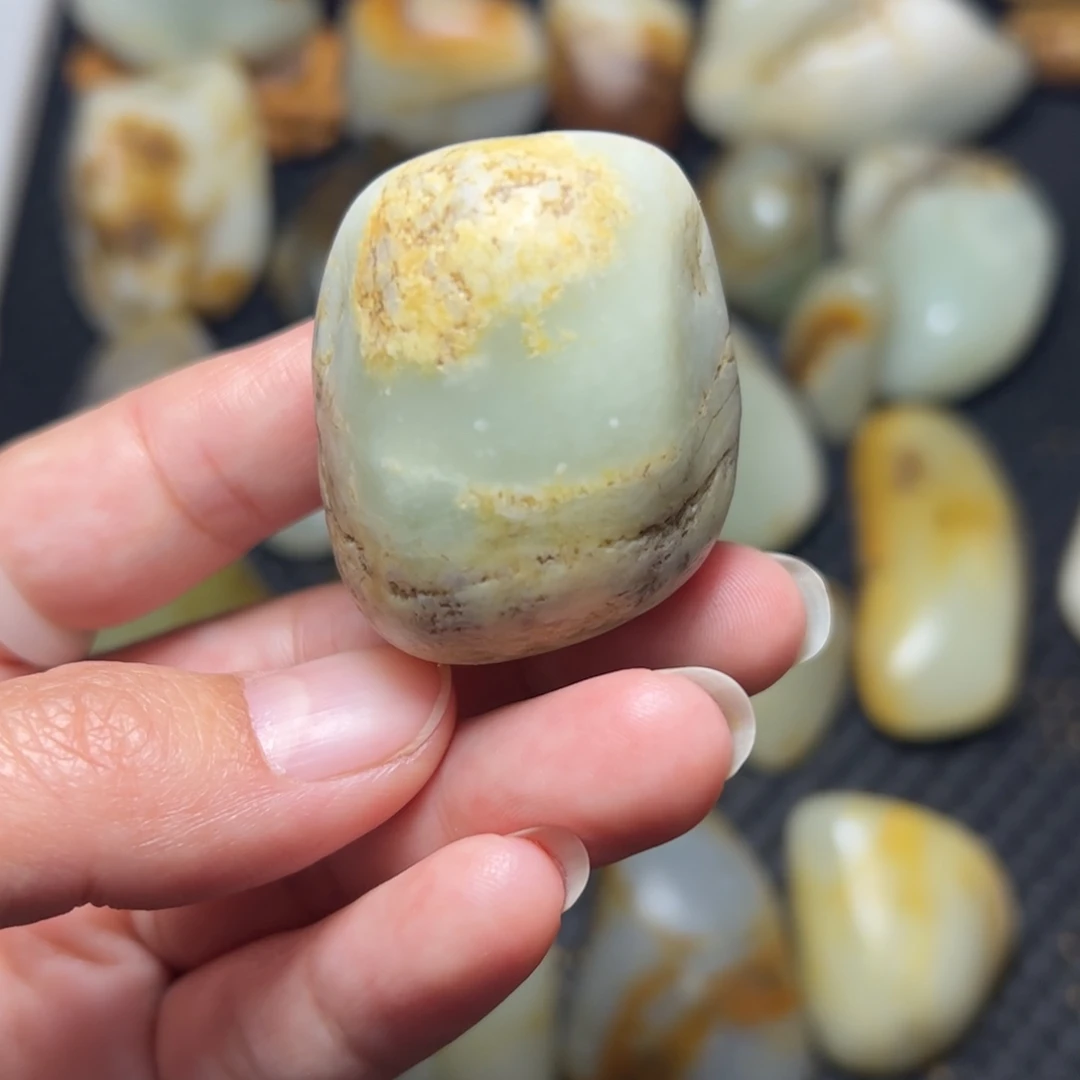 和田玉未镶嵌挂件A19