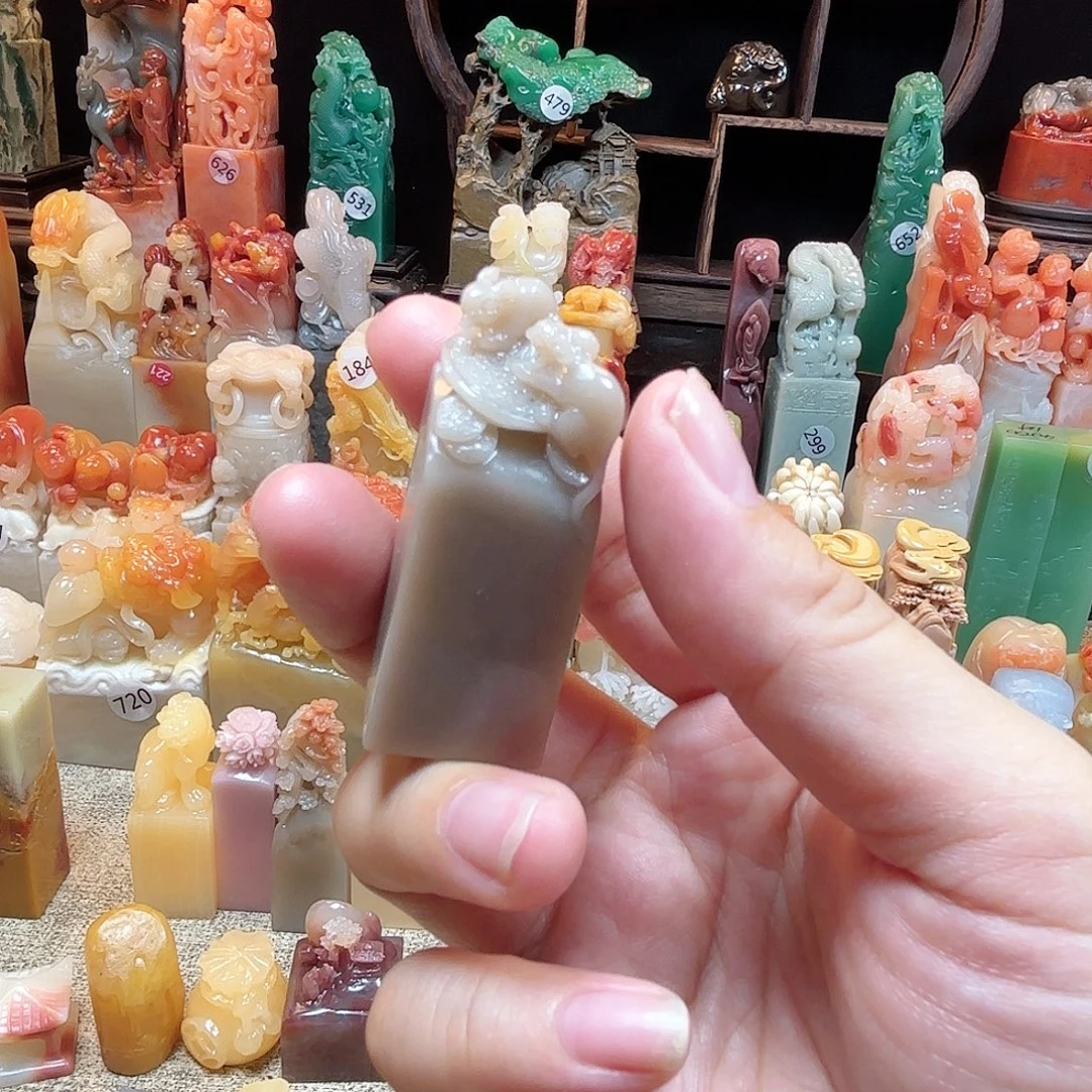 寿山石其他老鼠印章