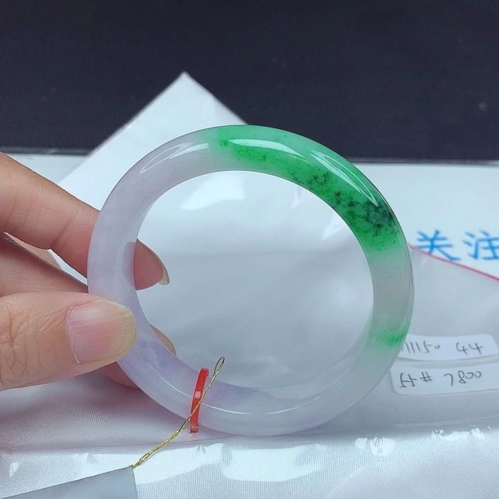 未镶嵌手镯翡翠55圈5044