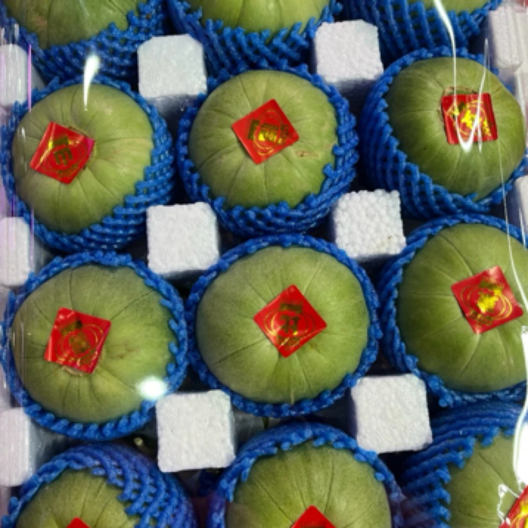 （保甜）绿宝石脆甜香瓜12粒5斤左右（可以打皮吃）新鲜