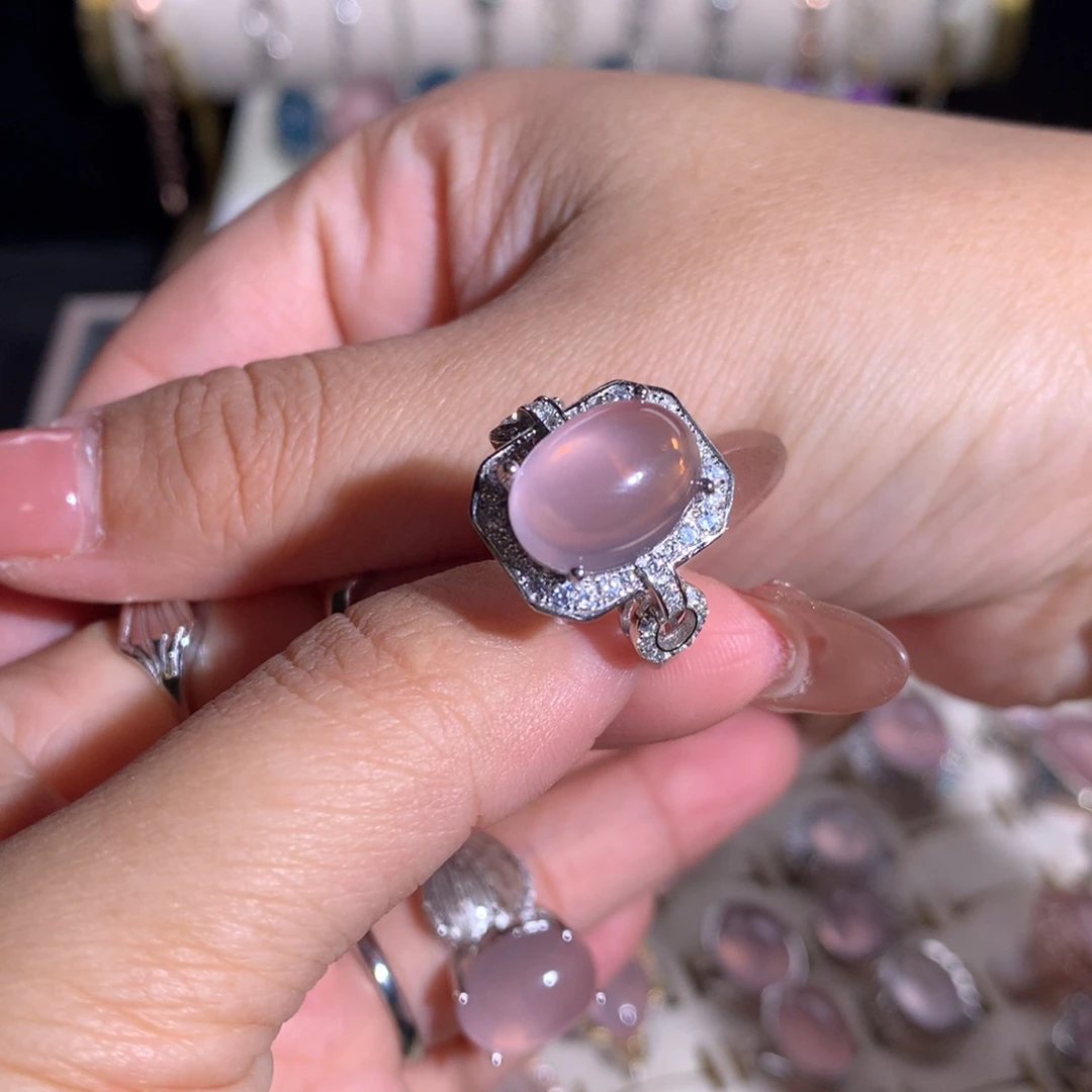 【闪购商品】水晶戒指银S925镶嵌?*?戒指