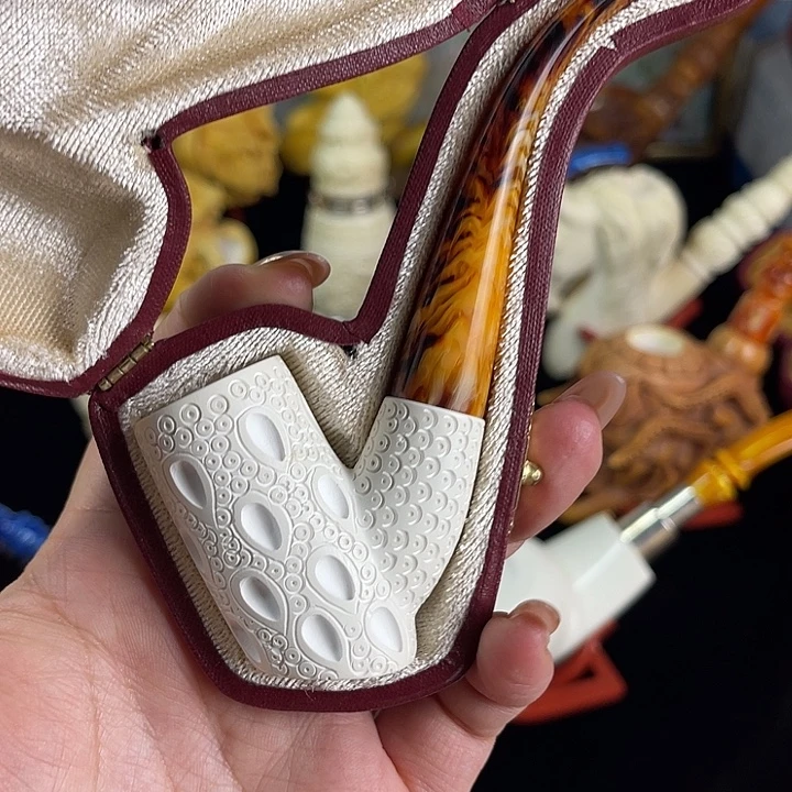 海泡石烟斗中号雨滴锤子福利