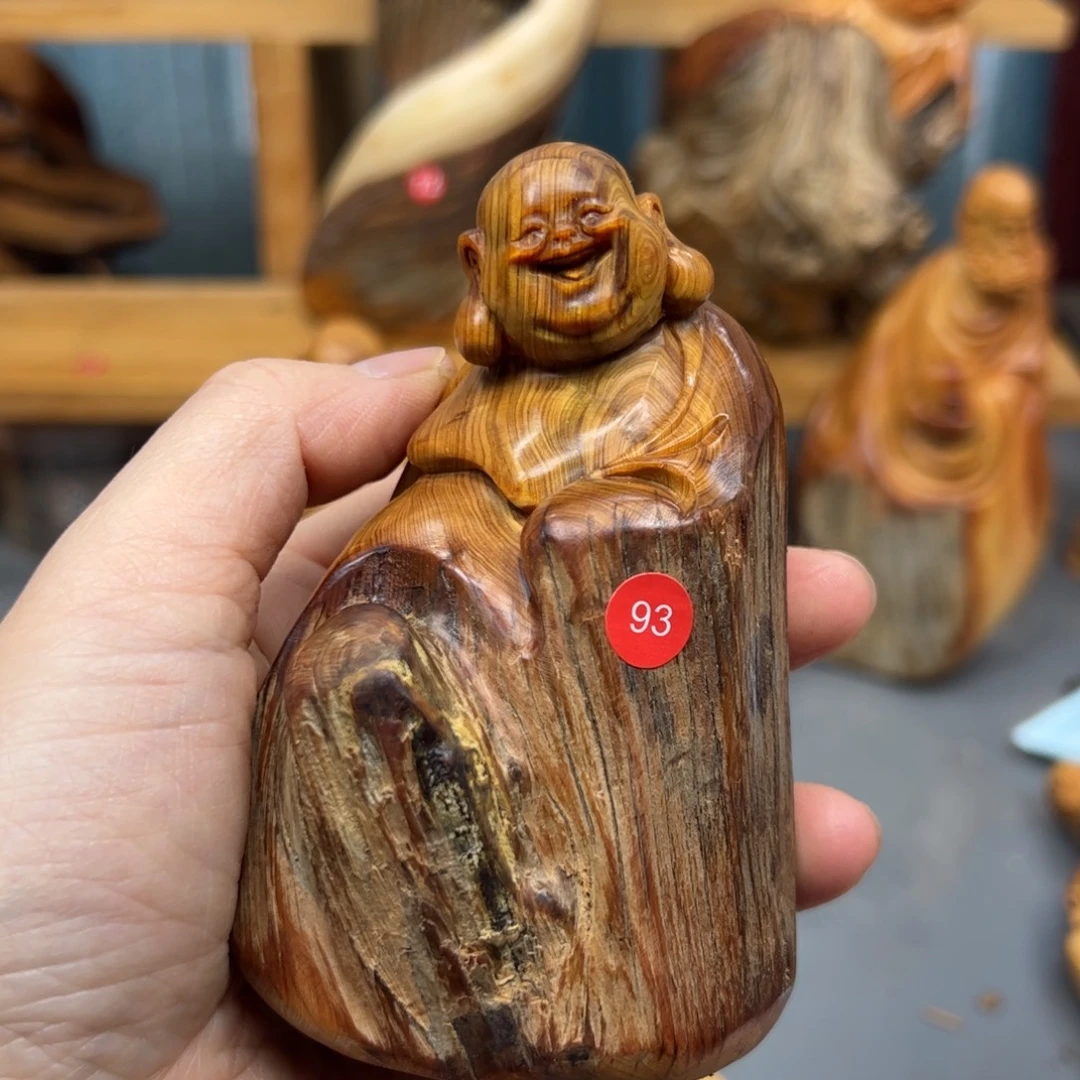 闻***香木崖柏木摆件手把件