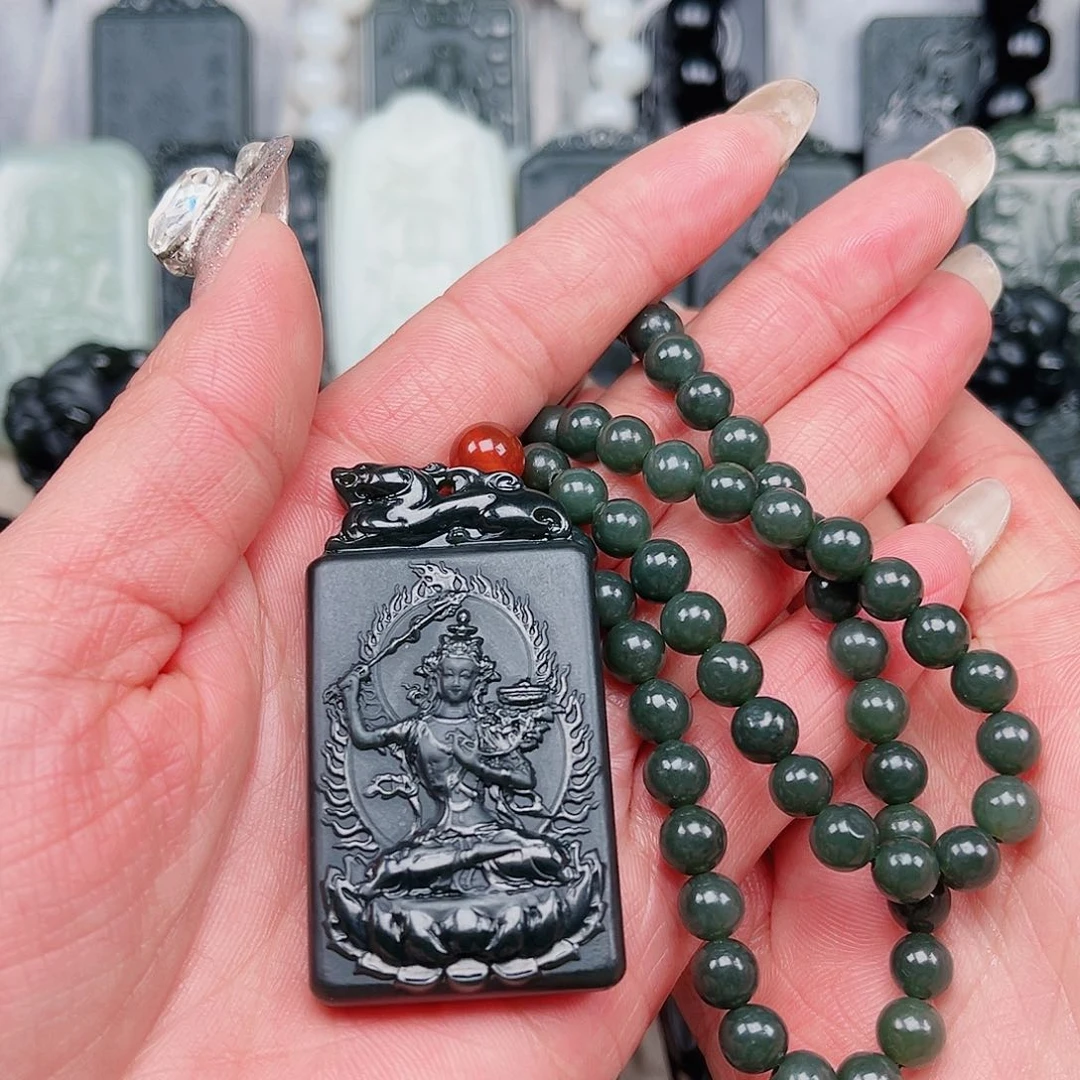 和田玉颈饰未镶嵌