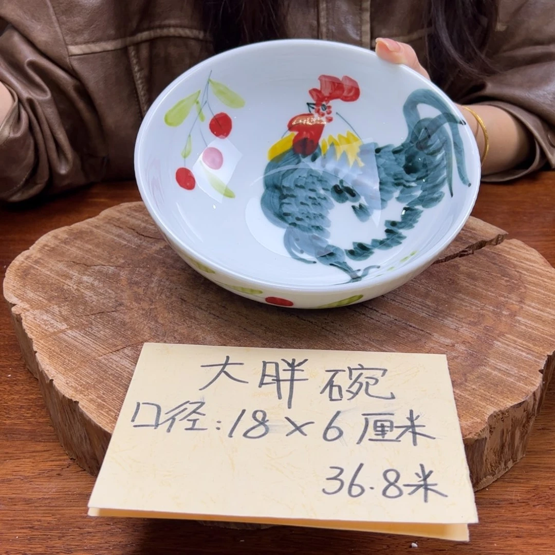 瓷片景德镇陶瓷手工手绘制作