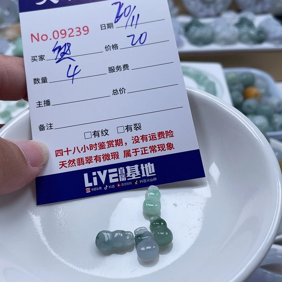 *****翡翠未镶嵌颈饰5679