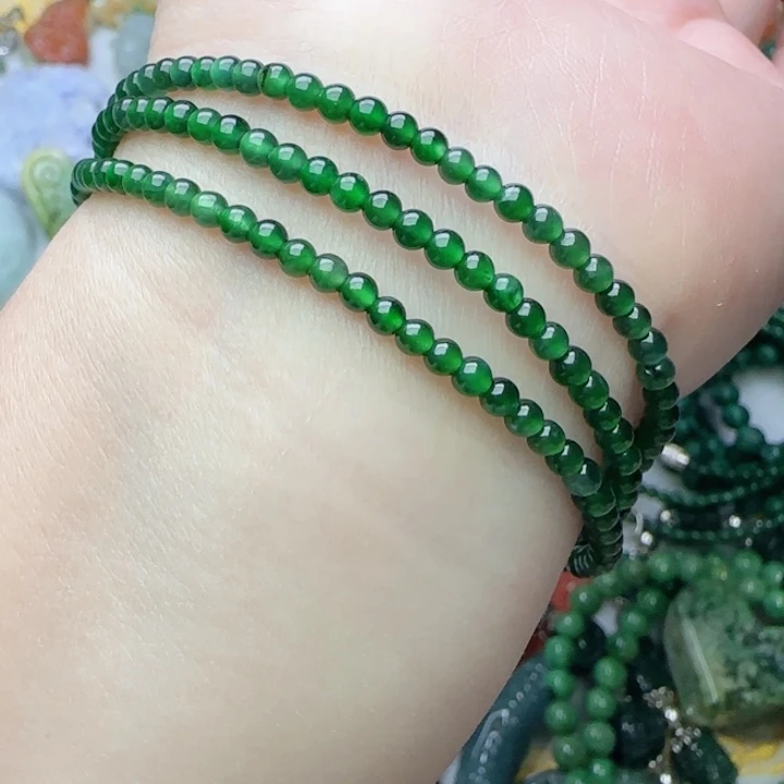 翡翠未镶嵌颈饰天然A货438