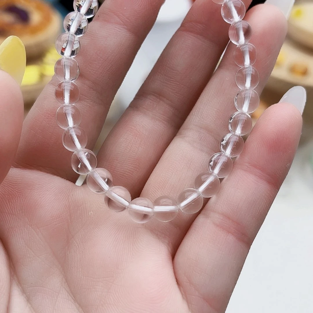水晶手串未镶嵌天然