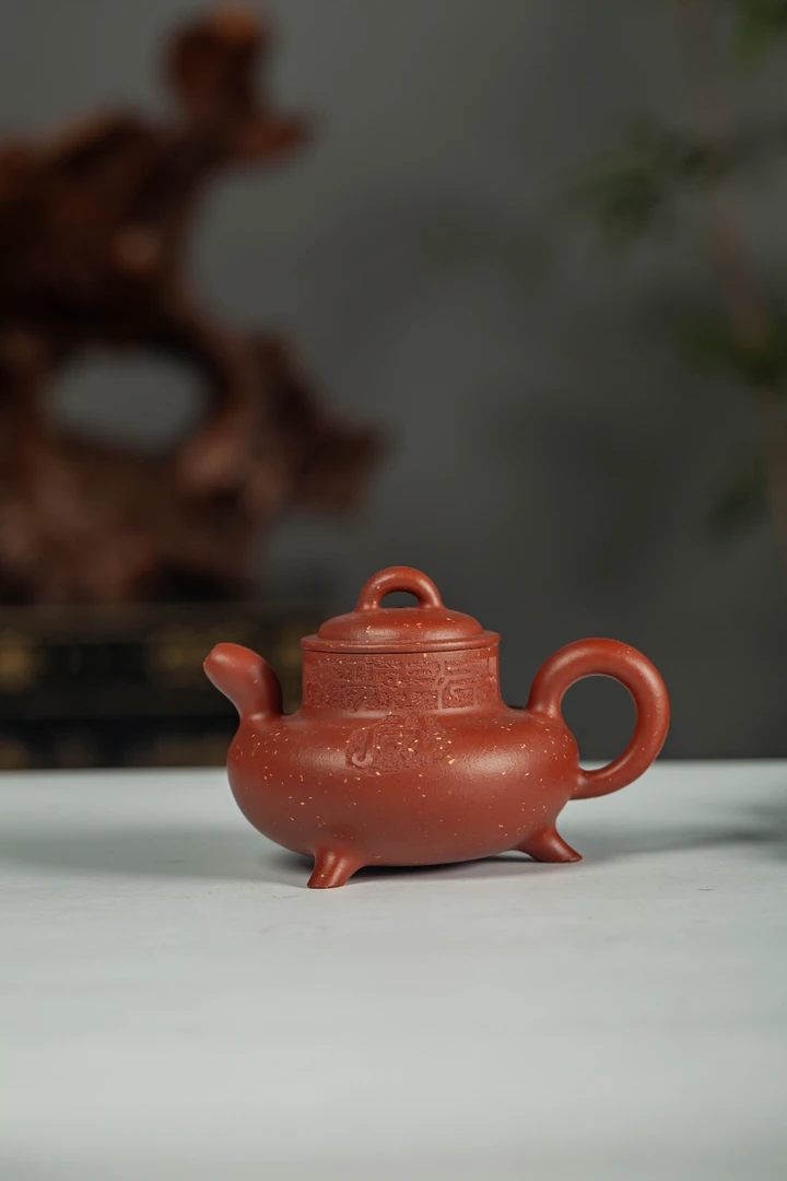 全手工紫砂壶：高潮龙老师紫砂壶