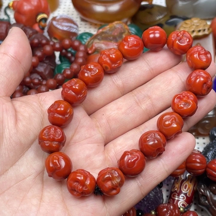 五***寒玛瑙/玉髓颈饰未镶嵌