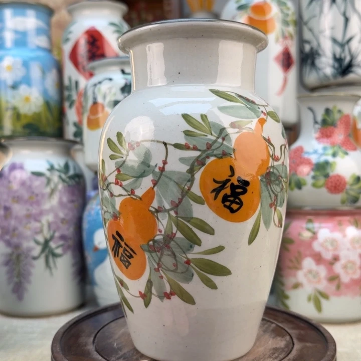 景德镇陶瓷花手绘釉下彩