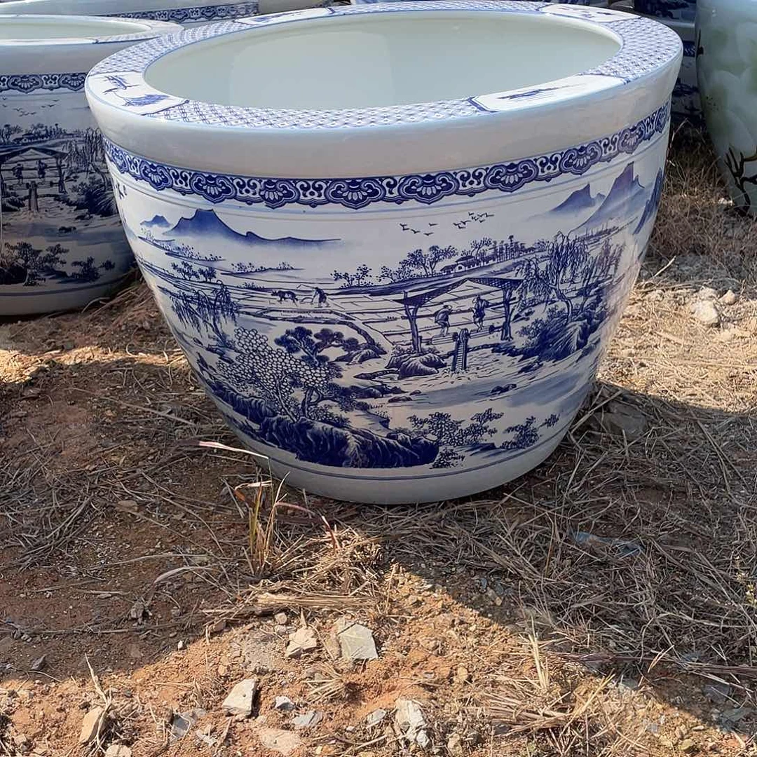 缸瓷器瓷器80高度55瓷器陶瓷