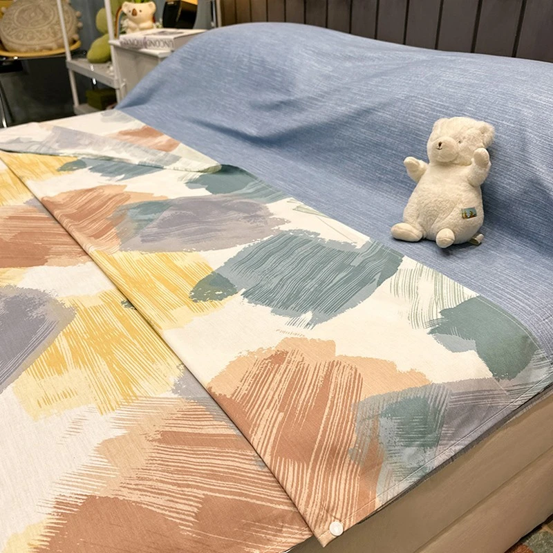 全棉纯棉睡袋酒店隔脏床单被罩旅行成人神器四件套外出差便携式