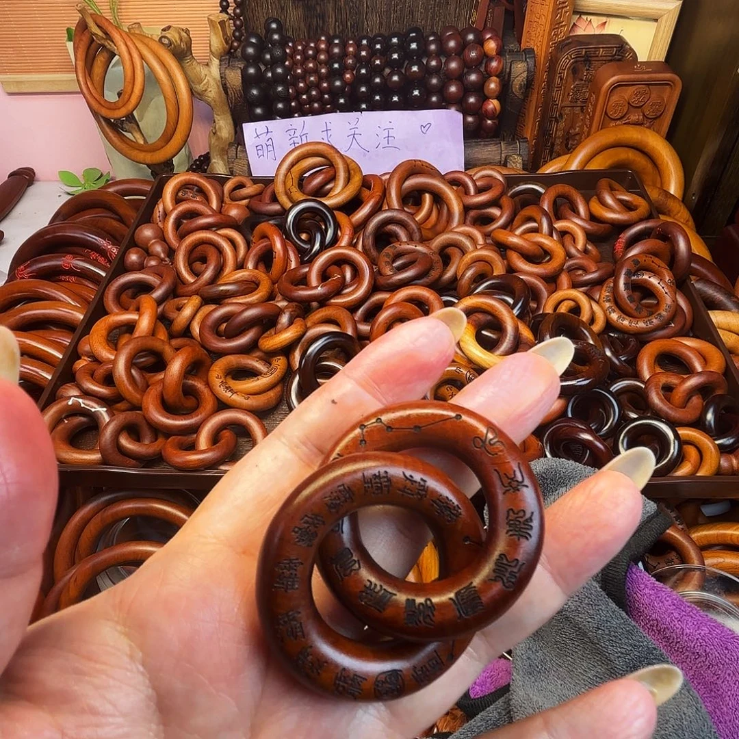 枣木老料25圈口乾坤圈