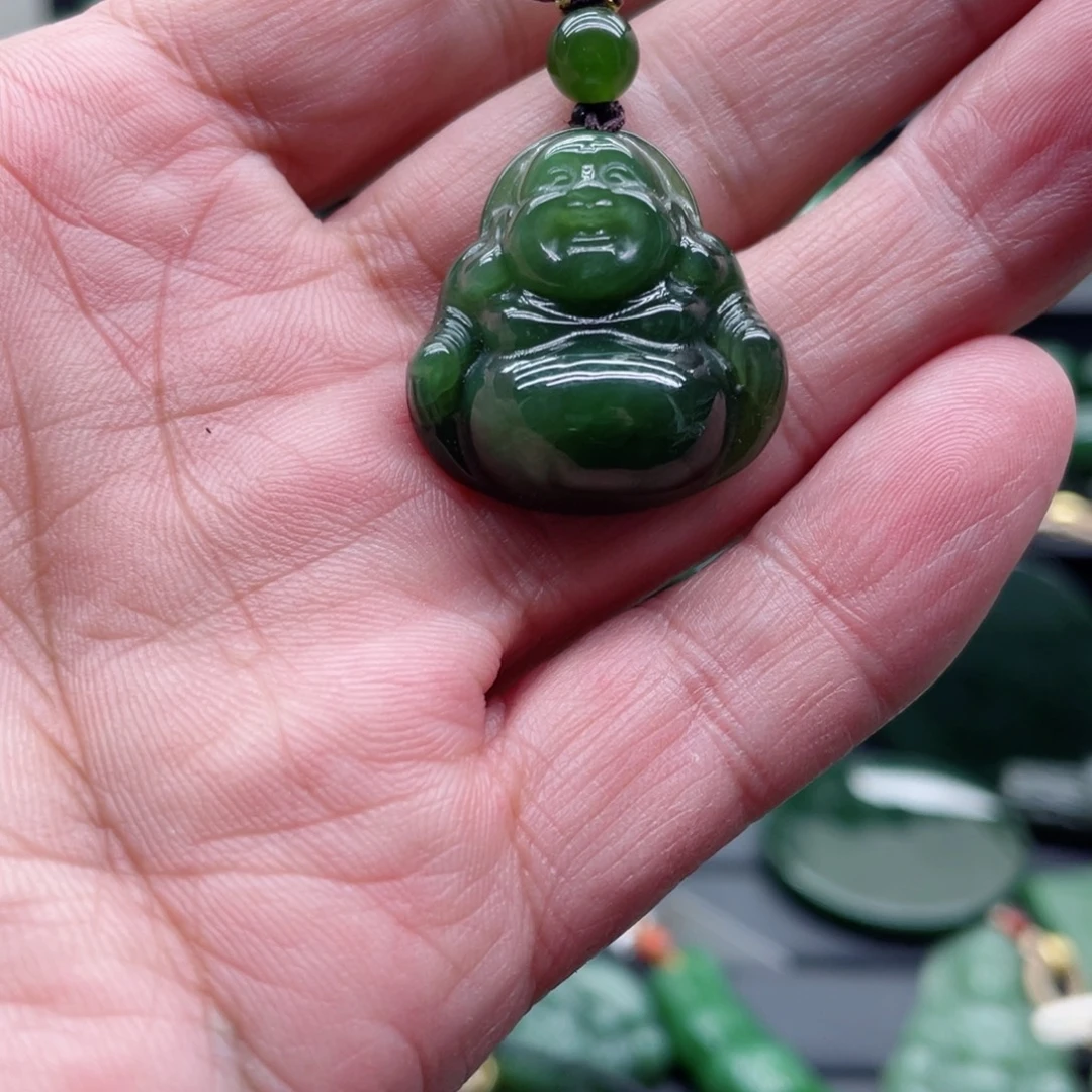 和田玉（碧玉）未镶嵌颈饰