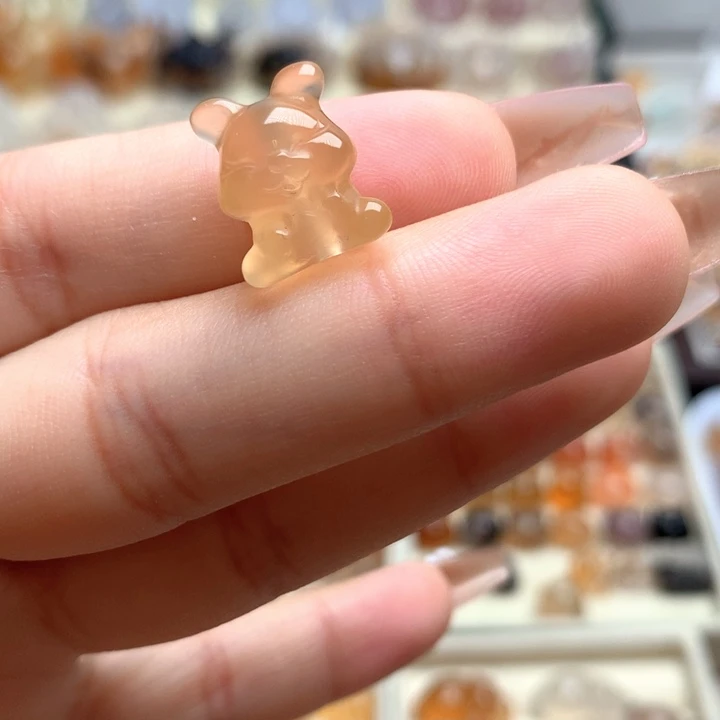 玛瑙/玉髓未镶嵌玛瑙兔子