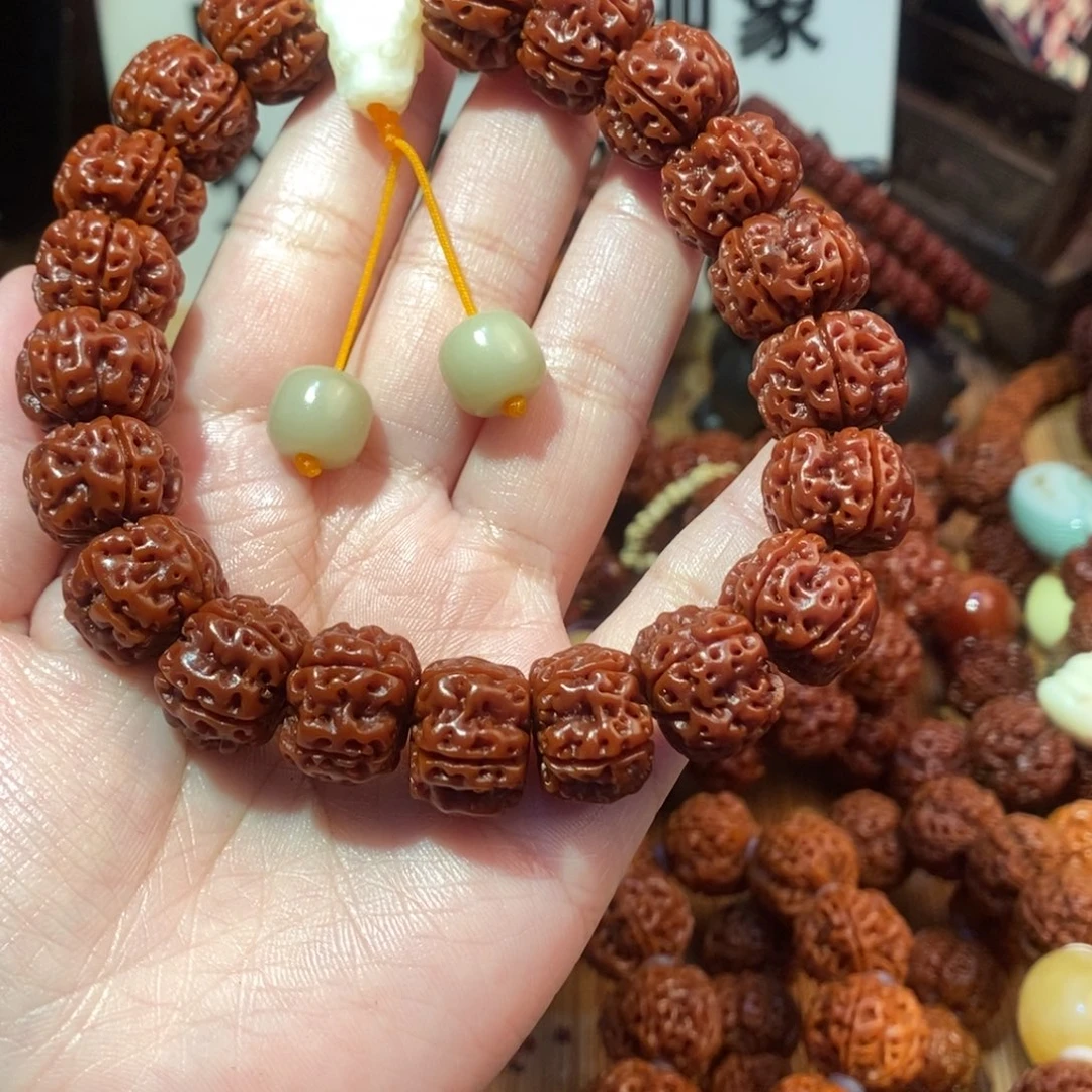 金刚菩提手串董*头15手持配饰白老树王