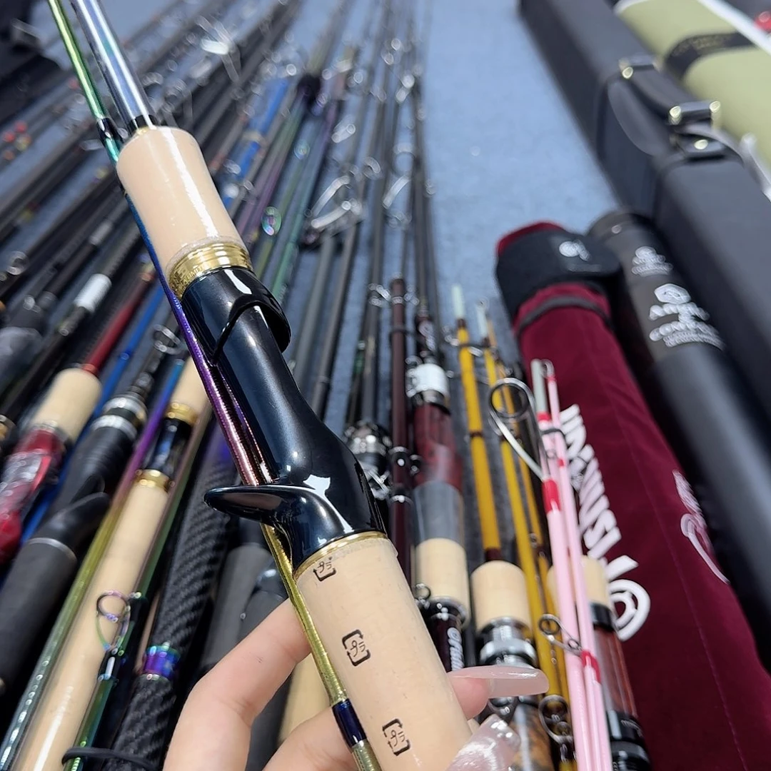 贪***少3.8m碳素枪柄两节