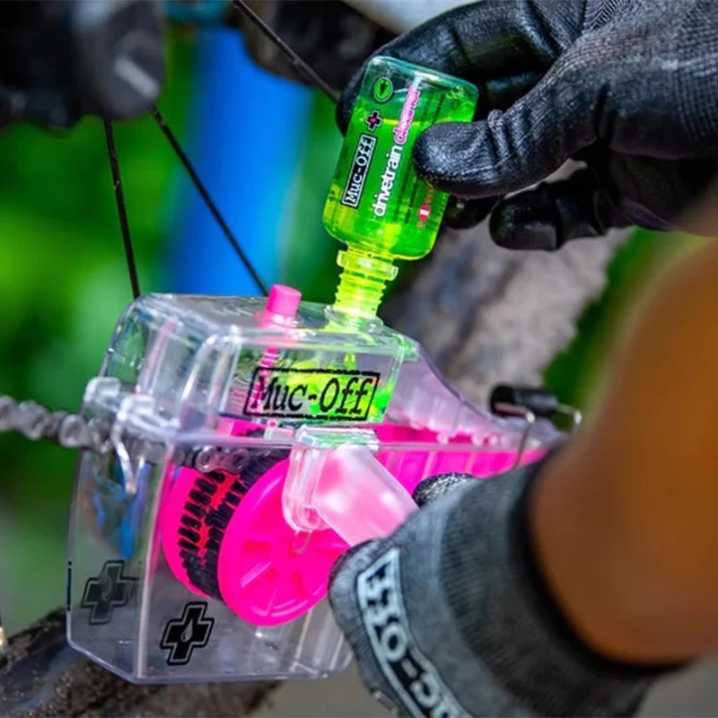 muc off英国进口自行车链条清洗传动系统X-3洗链器保养清洁套装