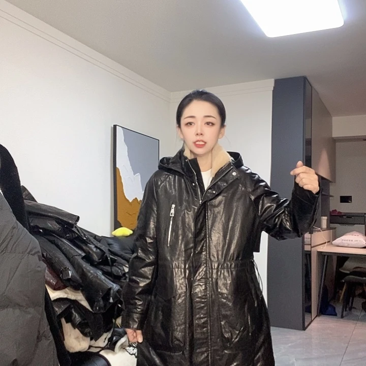 小牛皮油蜡羽绒L130斤内