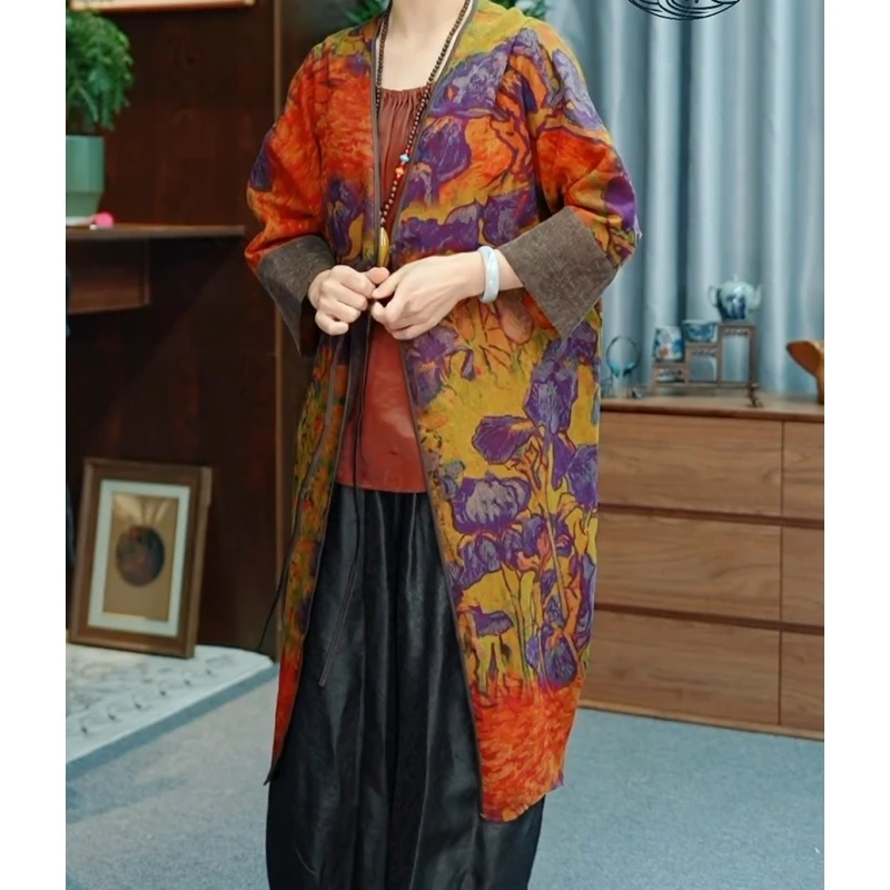 【月月专属】原创非遗国风宽松显瘦款长款连衣裙