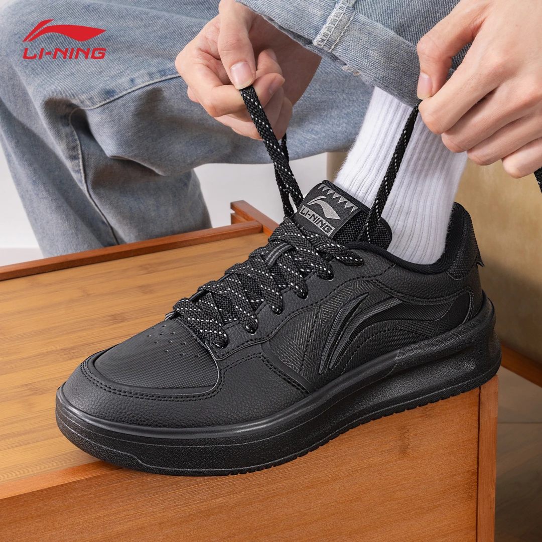 李宁元宵男鞋板鞋百搭轻便休闲鞋2025新款正品鞋子男款男士运动鞋