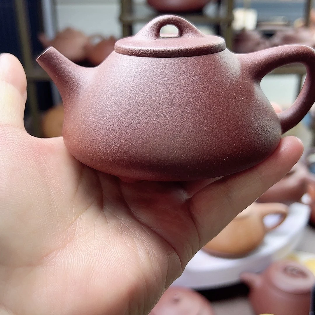 茶壶紫砂原矿紫砂茶壶具石瓢160cc