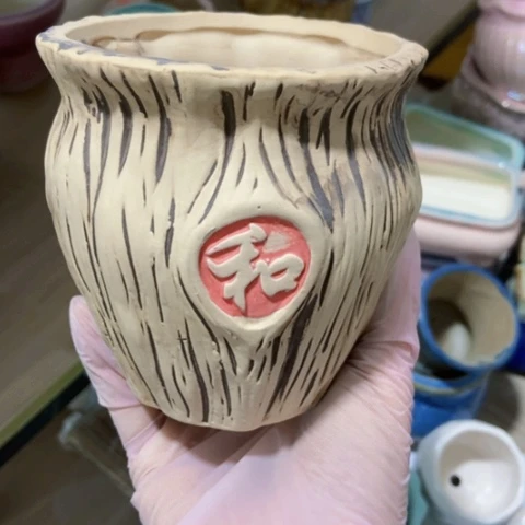 红陶陶瓷多肉花盆