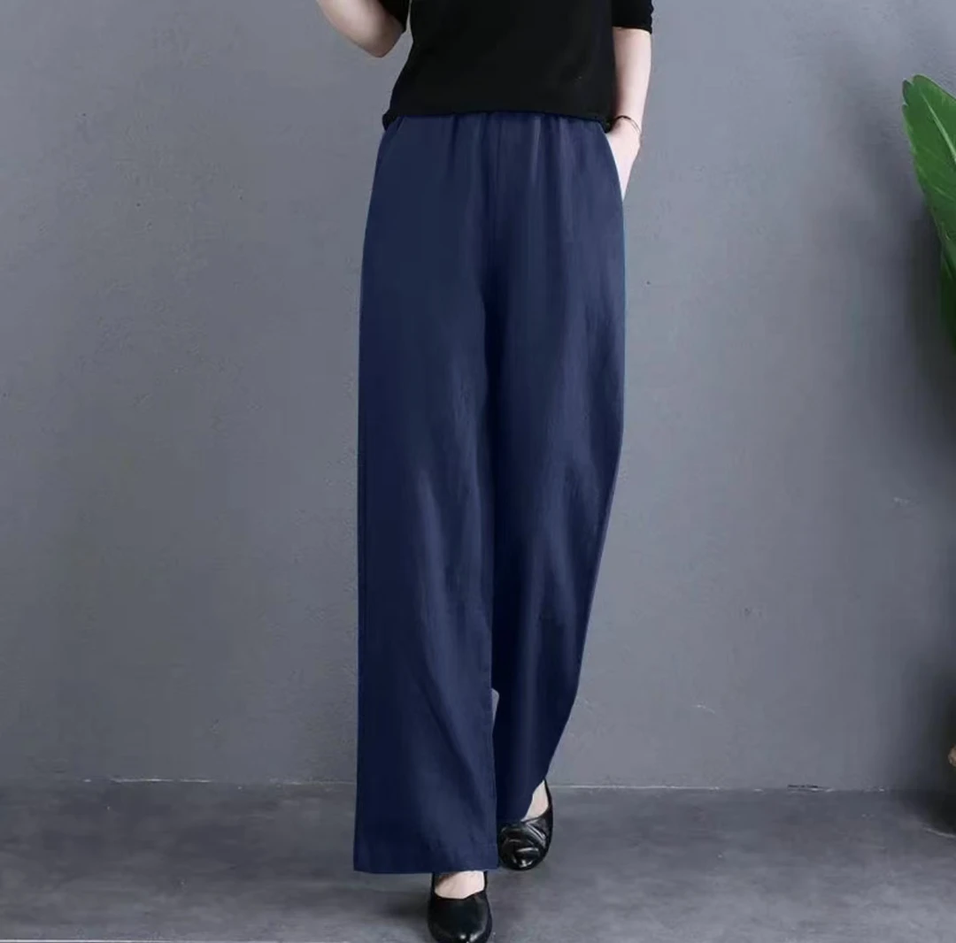 364 简约高腰百搭休闲裤 W23