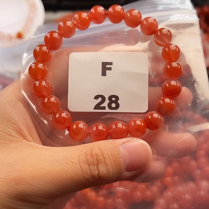 南红玛瑙未镶嵌多样性发货默认微瑕称重9mm