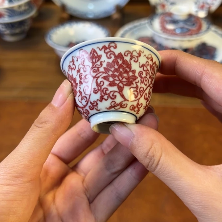 瓷片景德镇陶瓷手工手绘