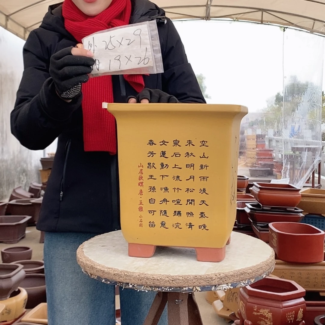 紫砂花盆紫砂花盆