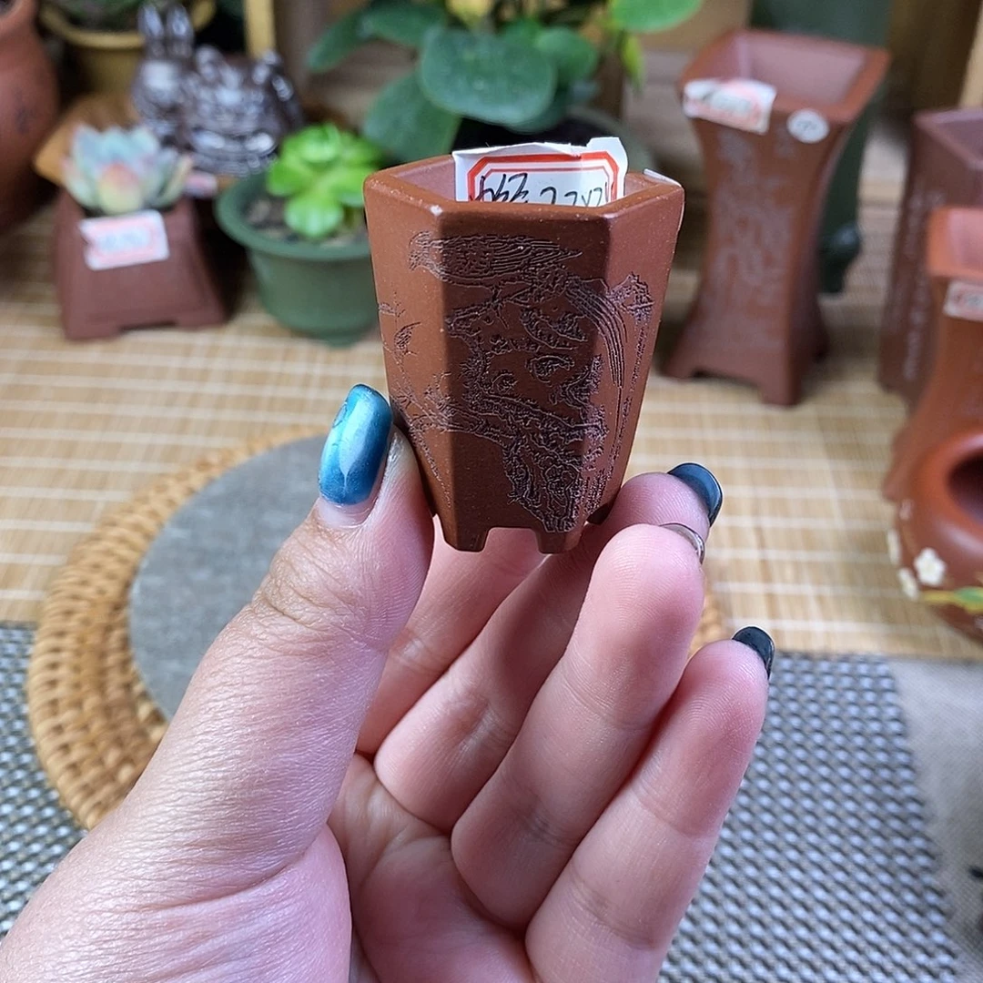 琉璃手工艺品宜兴紫砂精品花盆