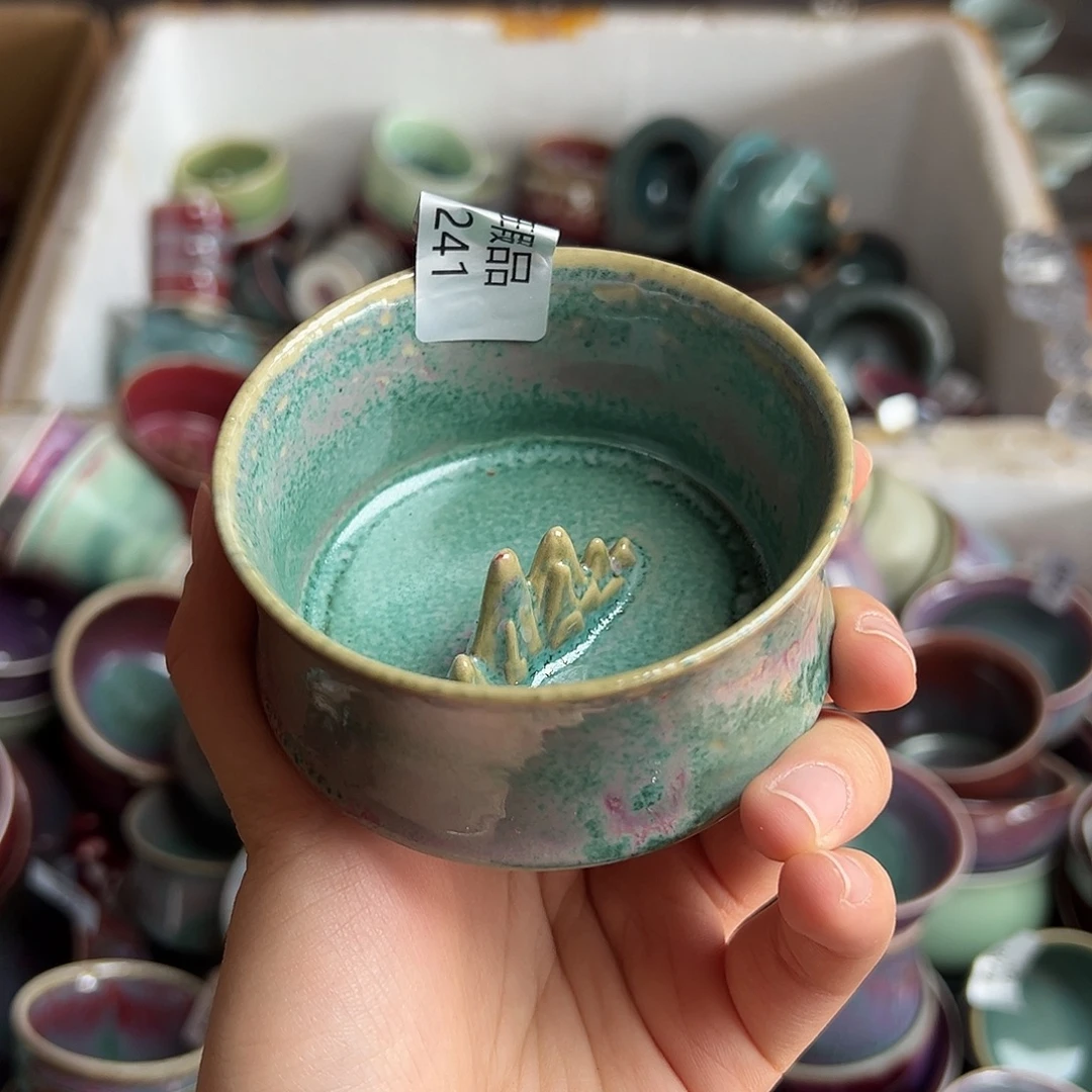 陶摆件窑口自销原矿钧瓷