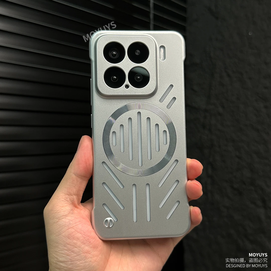 适用小米15手机壳15spro无边框14超薄13镂空散热ultra轻薄