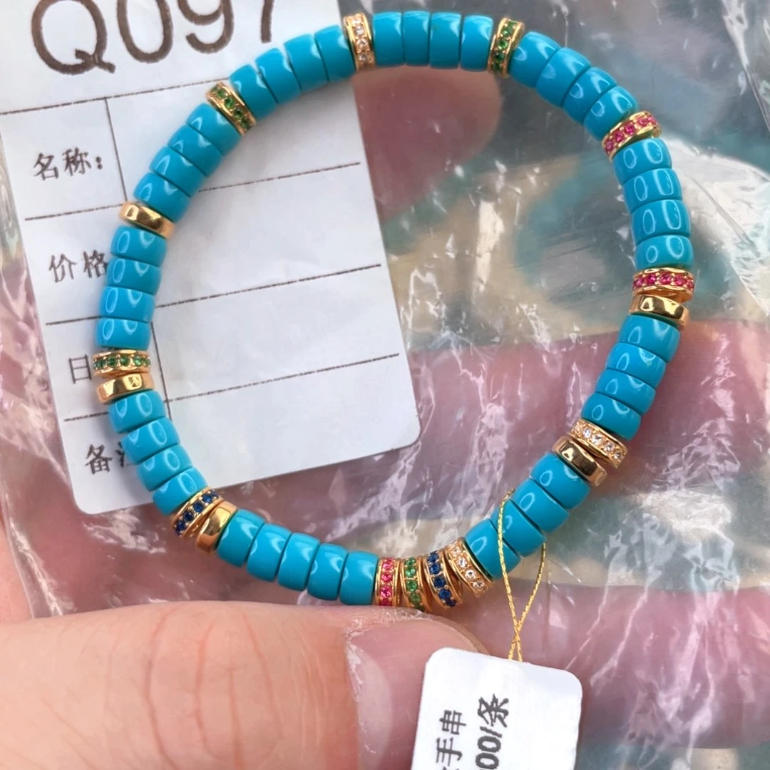 18K金镶嵌绿松石珠宝奇石