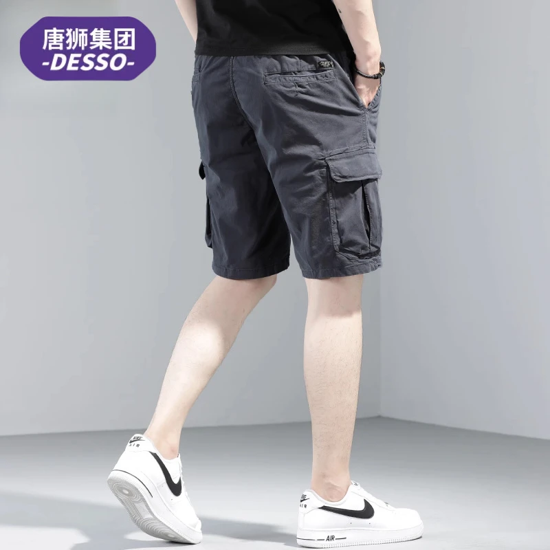 唐狮集团DESSO美式工装休闲短裤男士夏季百搭宽松直筒户外五分裤