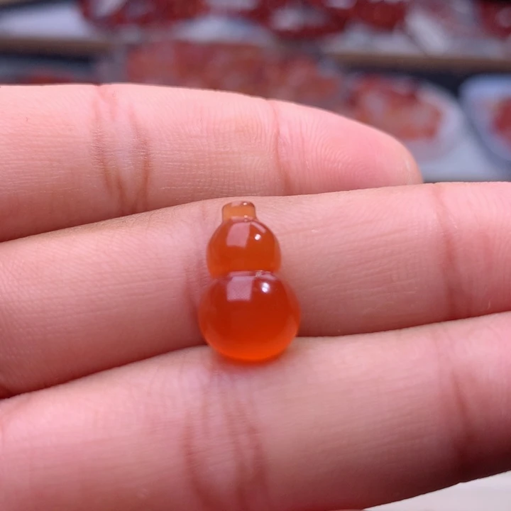 水***蓝南红玛瑙未镶嵌南红6
