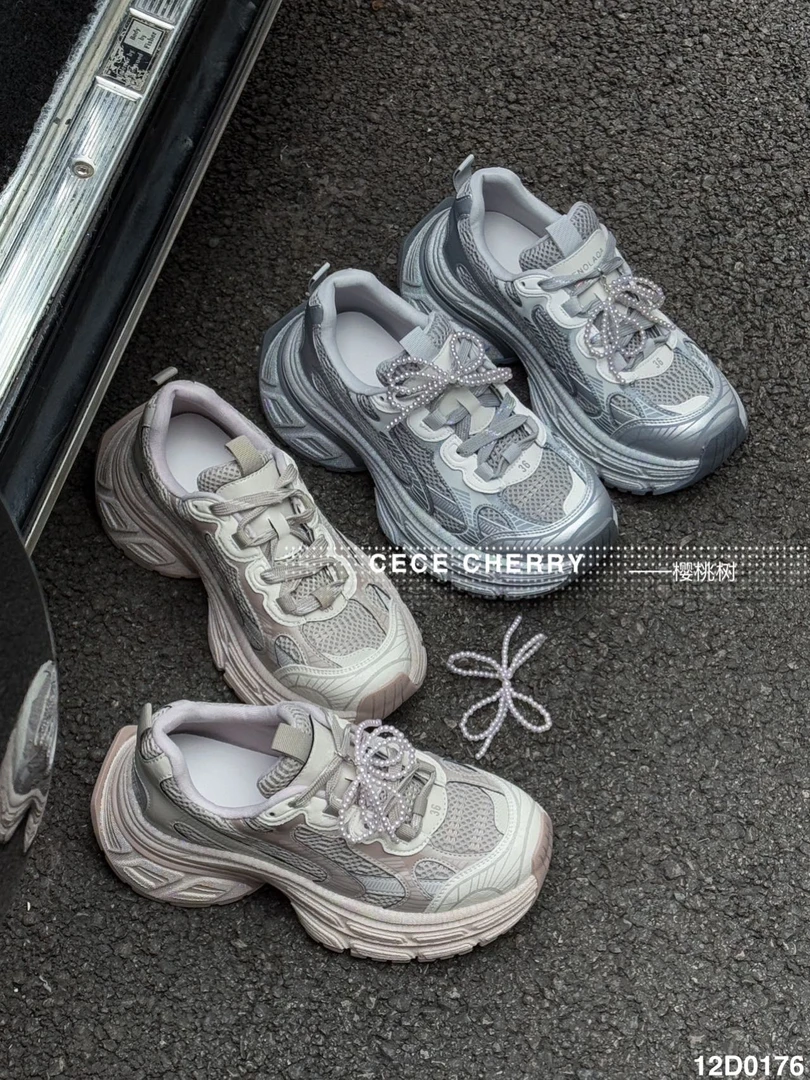 2025春季透气舒适系带老爹鞋时尚舒适个性老爹鞋1203